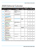 investment advisor 2020 editorial calendar